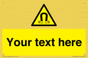 Custom Magnetic Field Sign